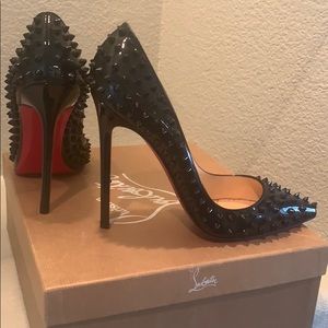 Women’s Christian Louboutin Spiked Heels
